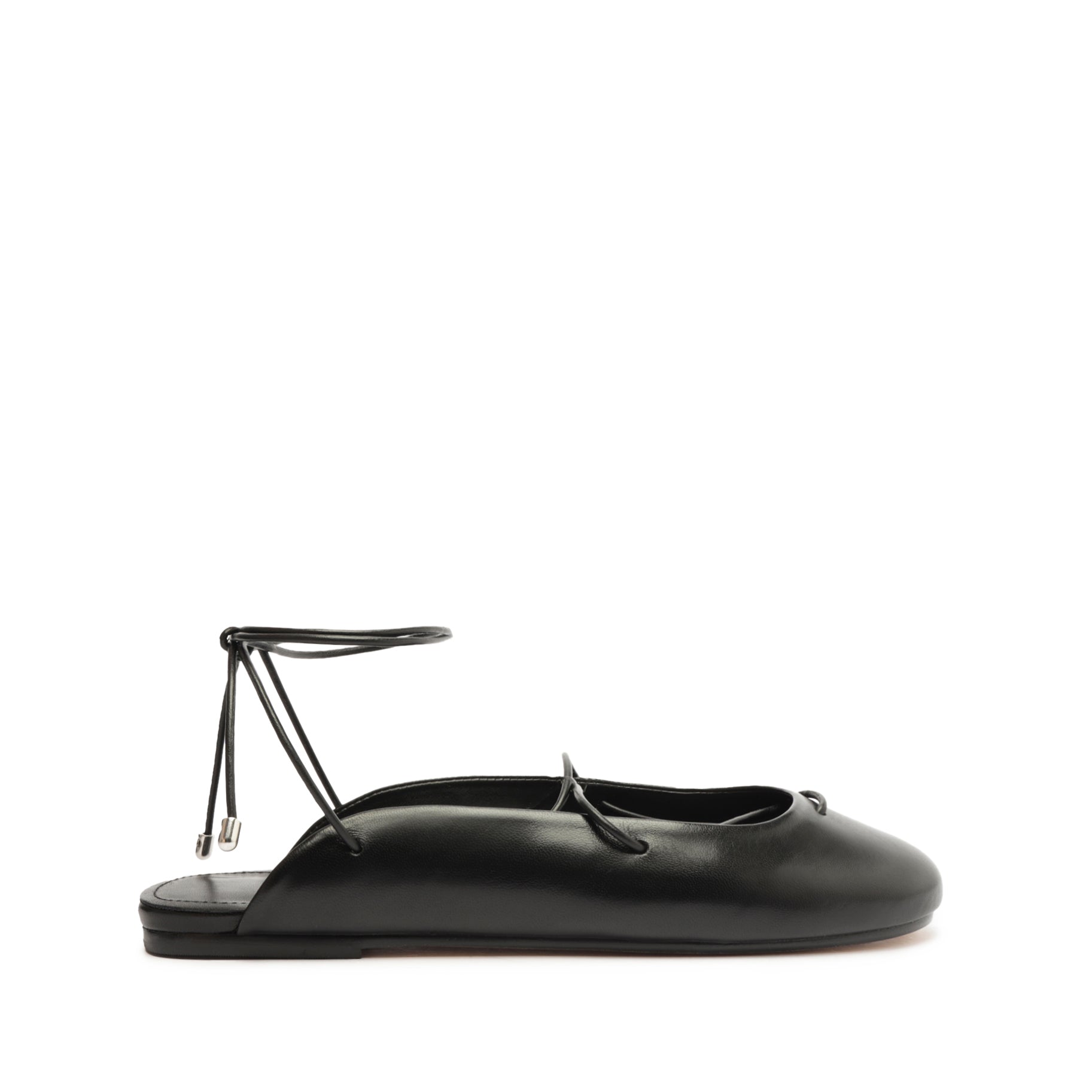 Cami Casual Leather Flat Flats FALL 23 5 Black Nappa Leather - Schutz Shoes