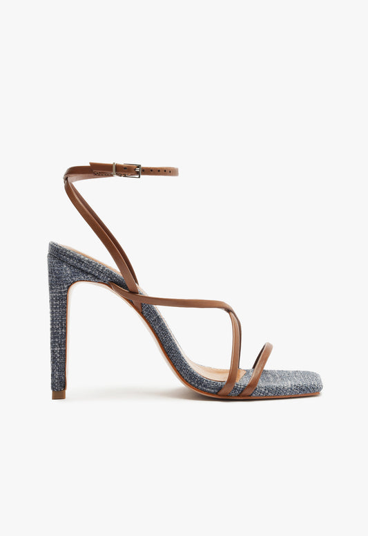 Bari Sandal Sandals Resort 25 5 Blue Leather - Schutz Shoes