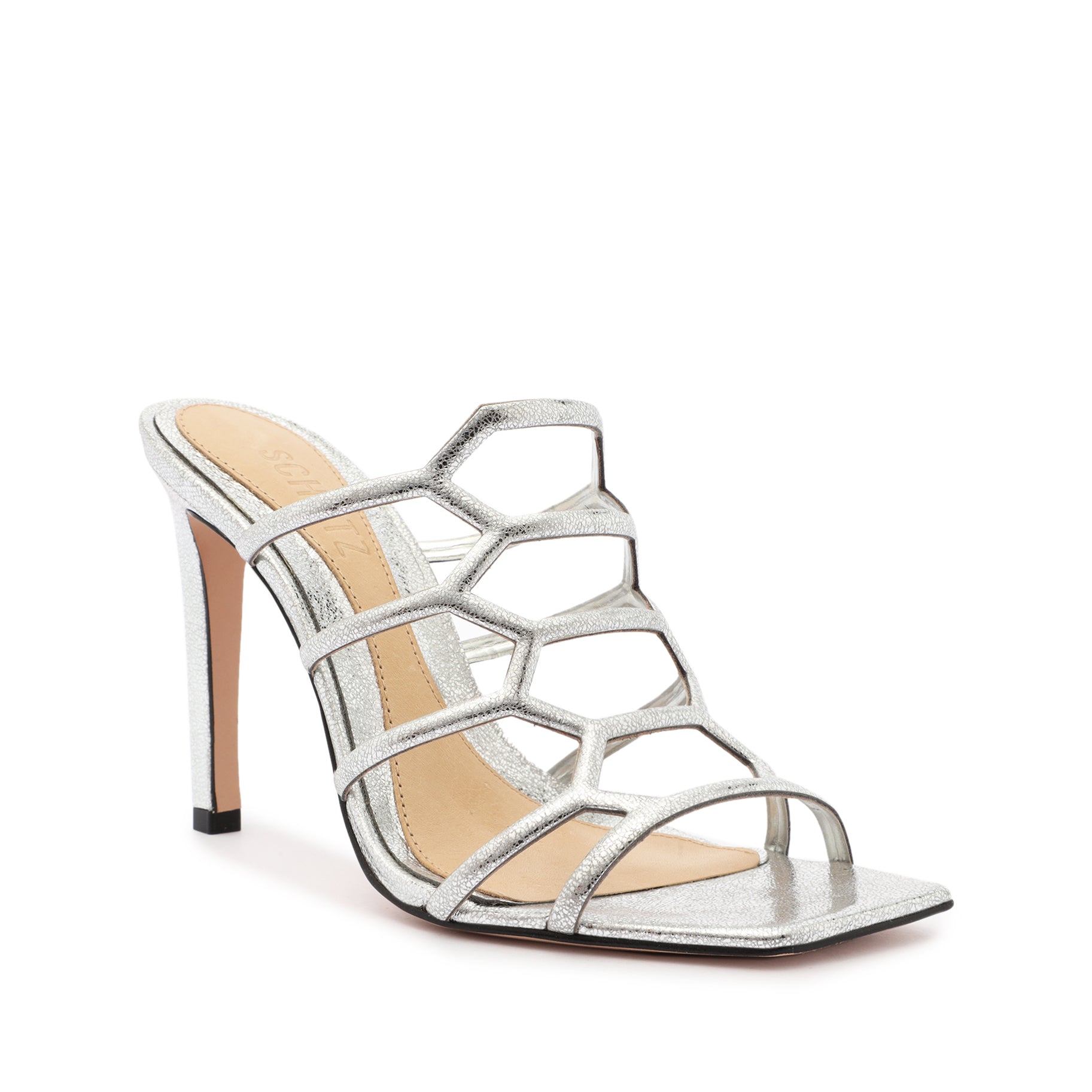 Julianna Weekend Metallic Leather Sandal Sandals Spring 23    - Schutz Shoes