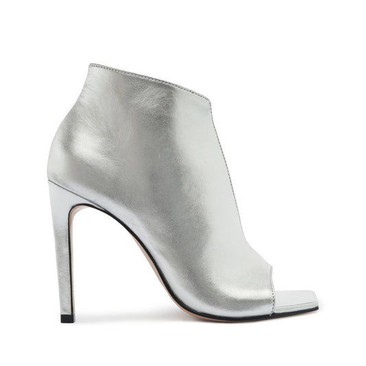 Alina Metallic Leather Sandal Sandals PRE FALL 23 5 Silver Metallic Leather - Schutz Shoes