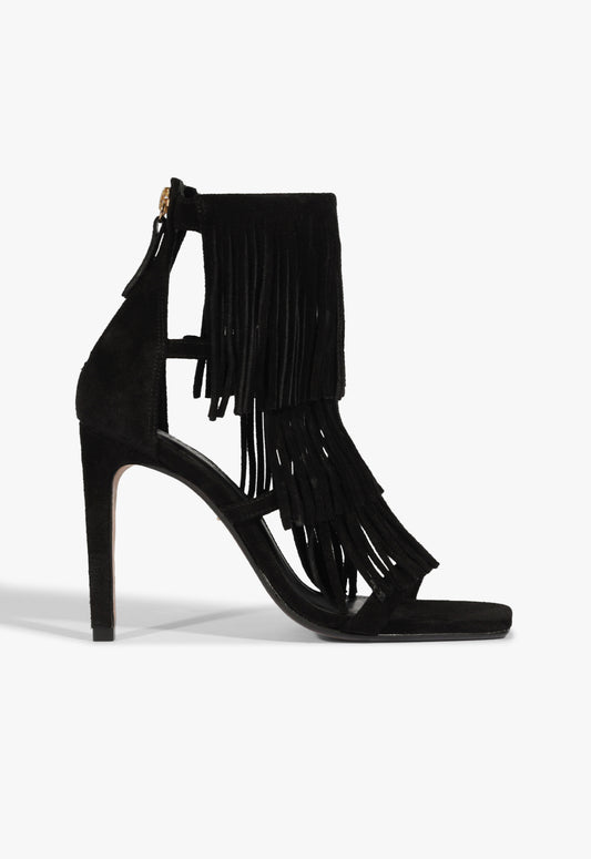 Indie Suede Sandal Fall 25 5 Black Suede - Schutz Shoes