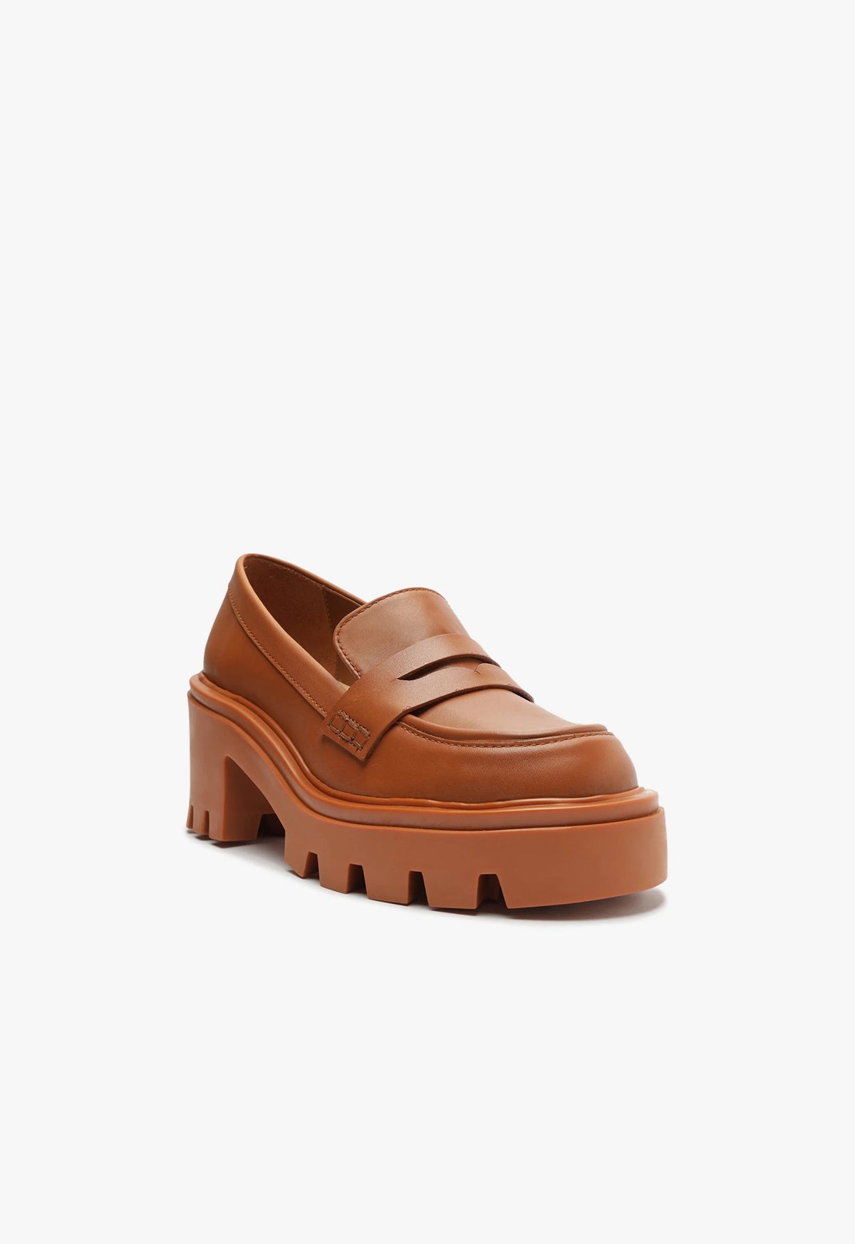 Viola Tractor Leather Flat Flats PRE FALL 23 - Schutz Shoes