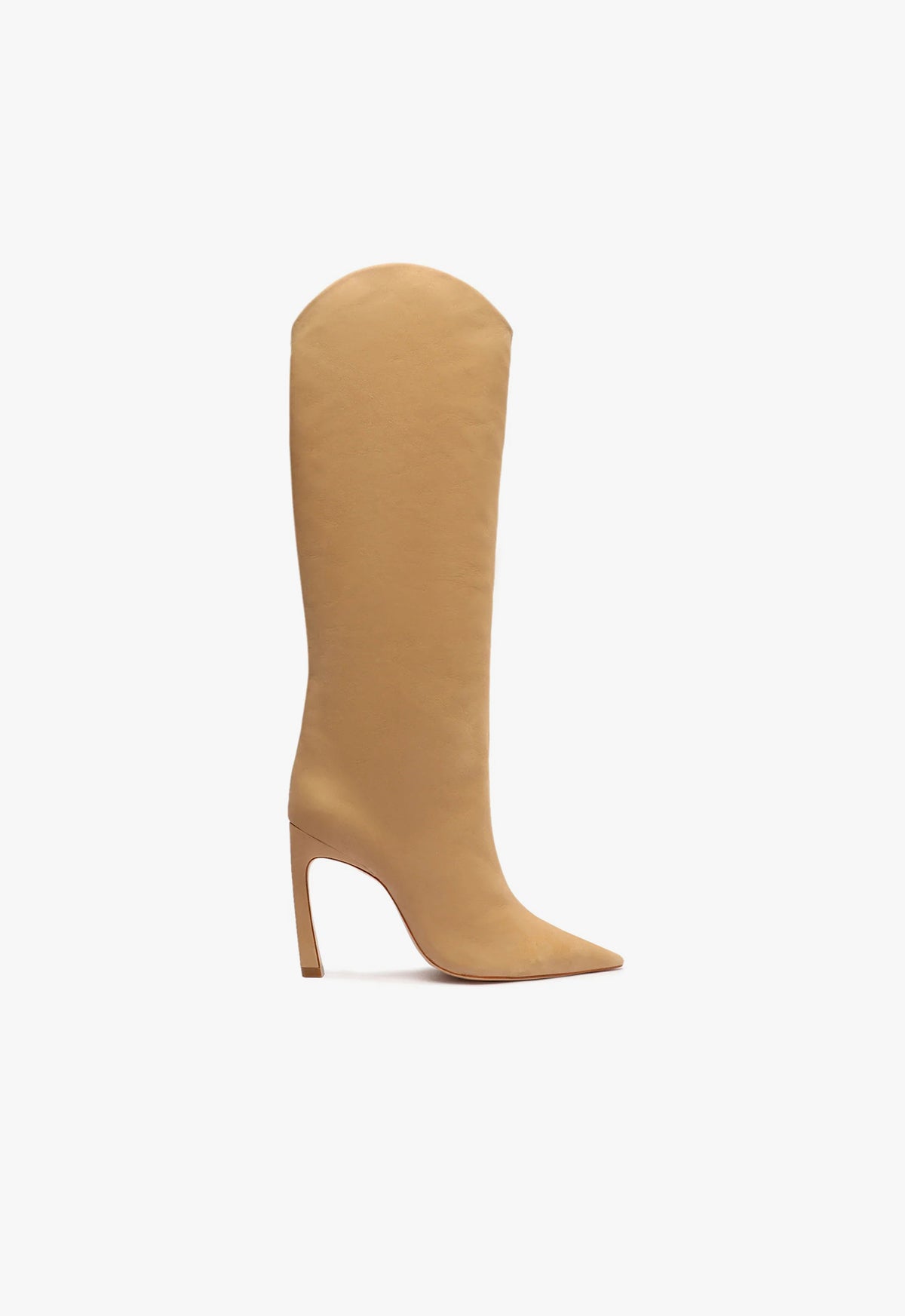 Maryana Sculpt Nubuck Boot Boots FALL 23 5 Light Beige Nubuck - Schutz Shoes