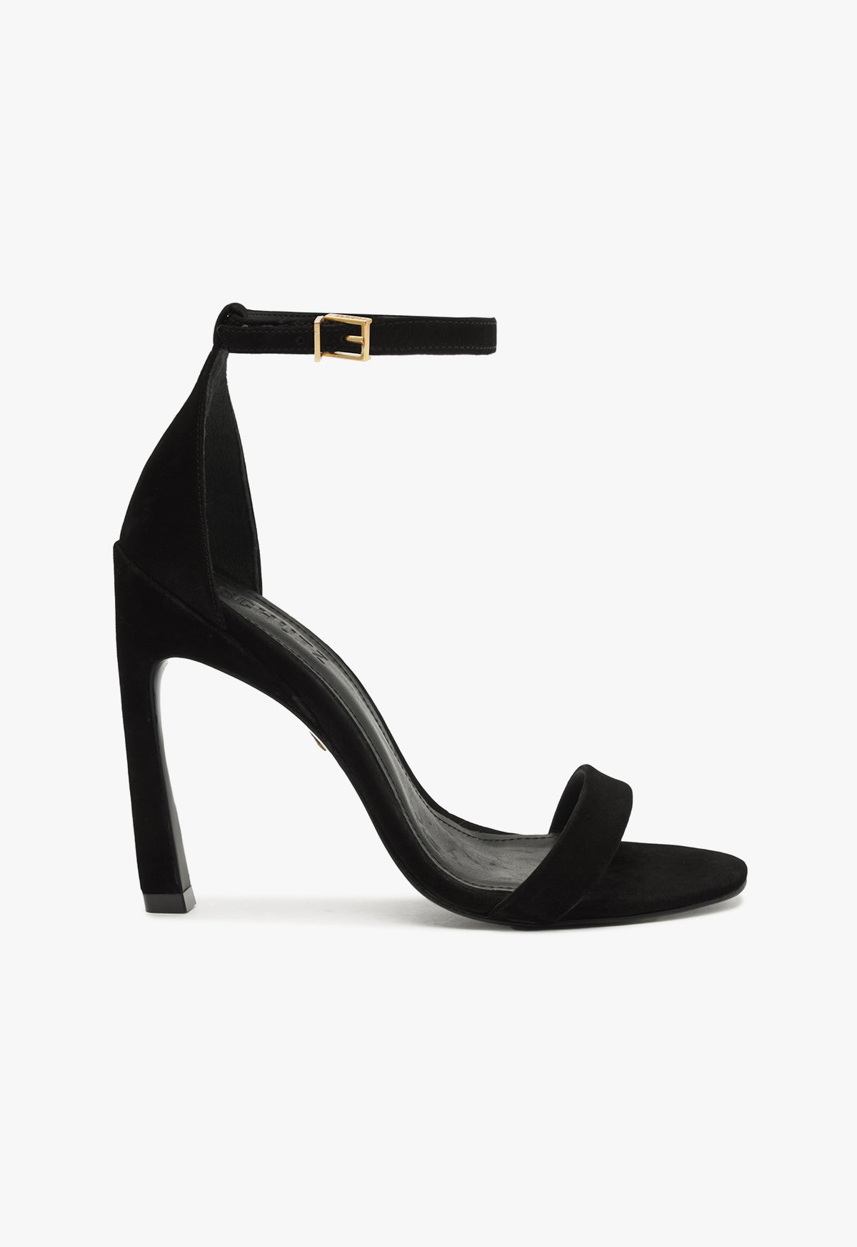 Cadey-Lee Curve Sandal WINTER 24 5 Black Nubuck - Schutz Shoes
