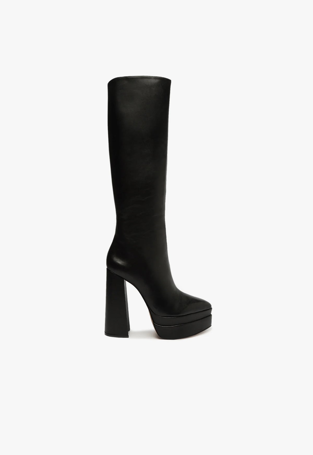 Elysee Up Boot Boots FALL 23 5 Black Atanado Leather - Schutz Shoes