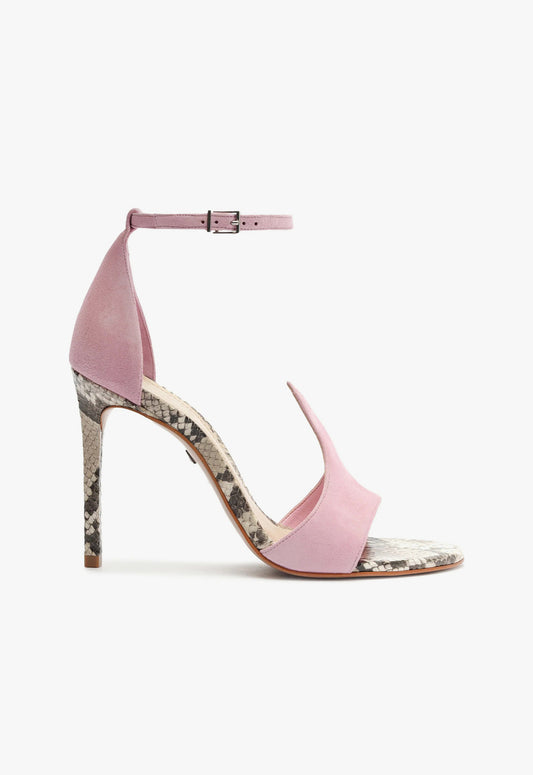 Carlie Suede Sandal Pre Fall 24 5 Pink Suede - Schutz Shoes