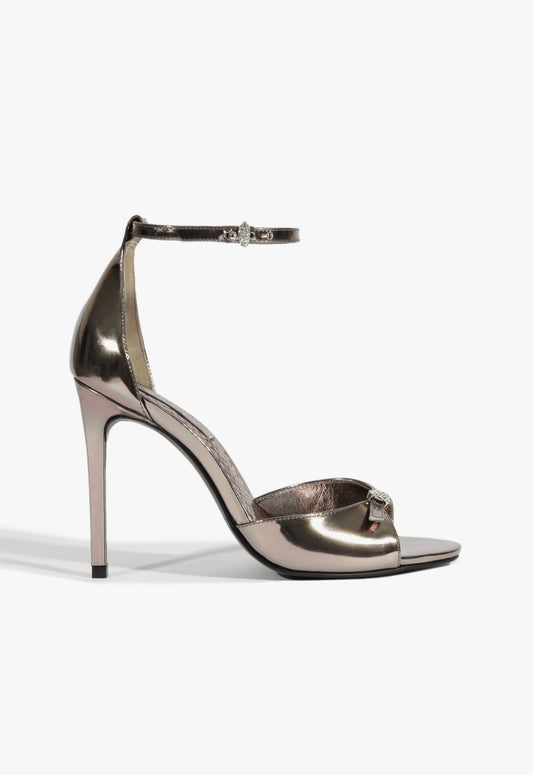 Jane Sandal Sandals Winter 25 5 Silver Specchio Leather - Schutz Shoes