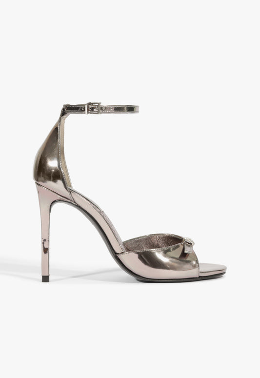 Jane Sandal Sandals Winter 25 5 Silver Specchio Leather - Schutz Shoes