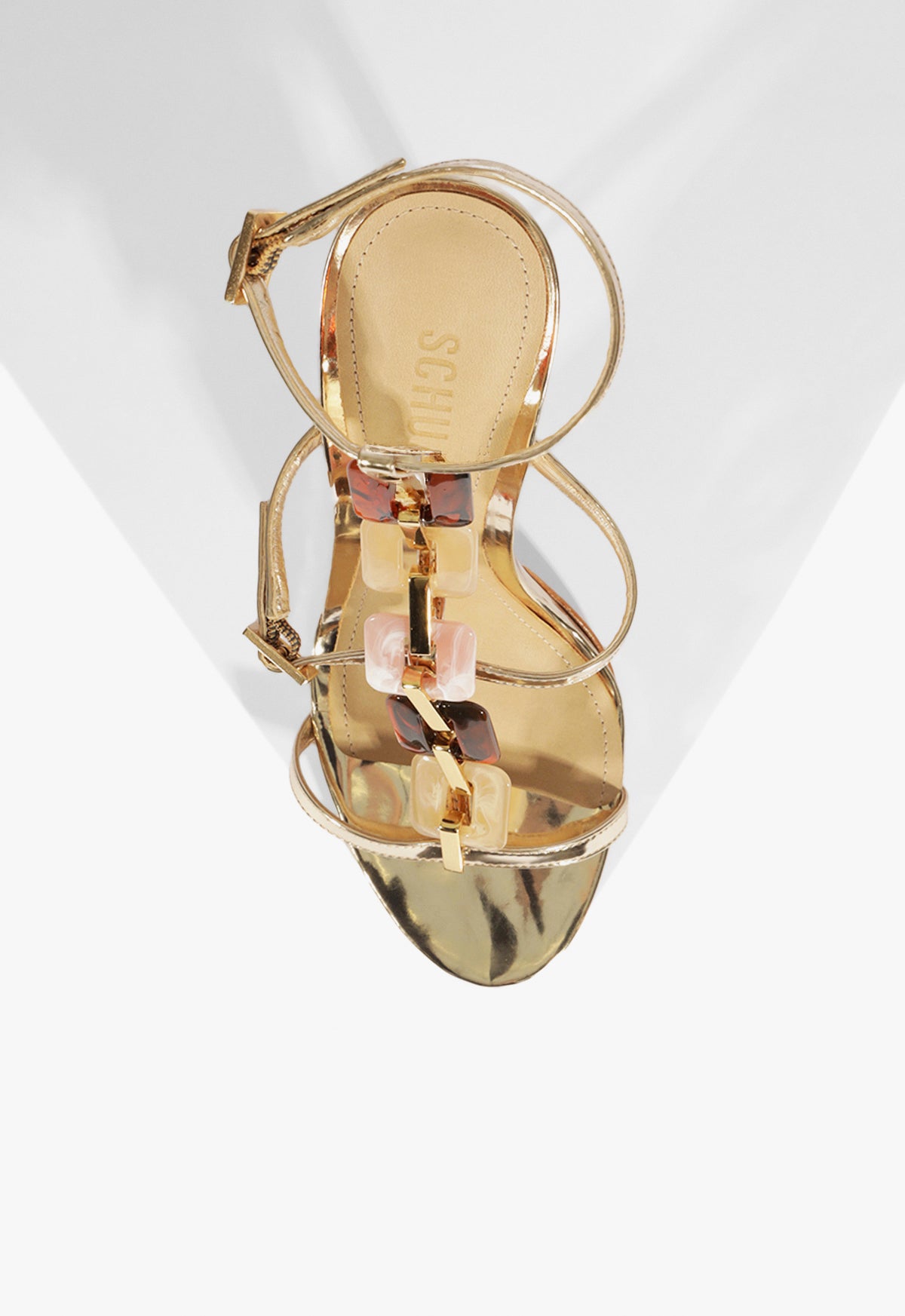 Cassandra Specchio Leather Sandal Sandals Spring 25 - Schutz Shoes