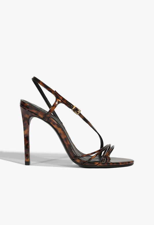 Inez Leather Sandal Spring 25 5 Animal Print Patent - Schutz Shoes