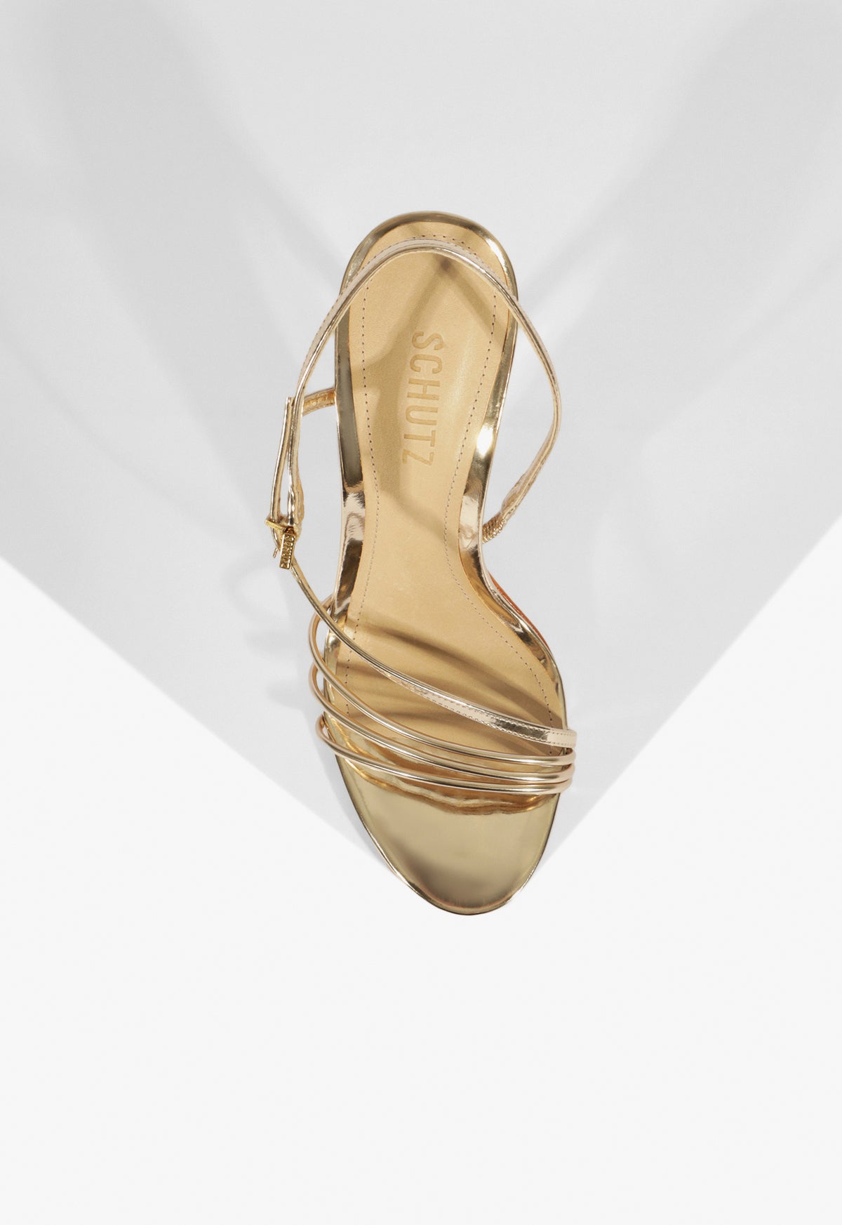 Inez Specchio Leather Sandal Spring 25 - Schutz Shoes