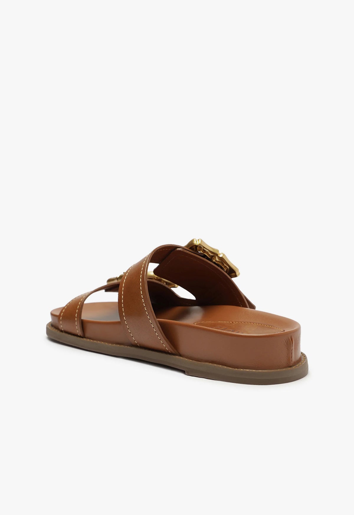 Enola Sporty Leather Sandal Flats SPRING 24    - Schutz Shoes