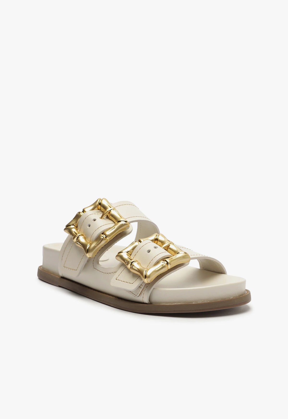 Enola Sporty Leather Sandal Flats SPRING 24    - Schutz Shoes