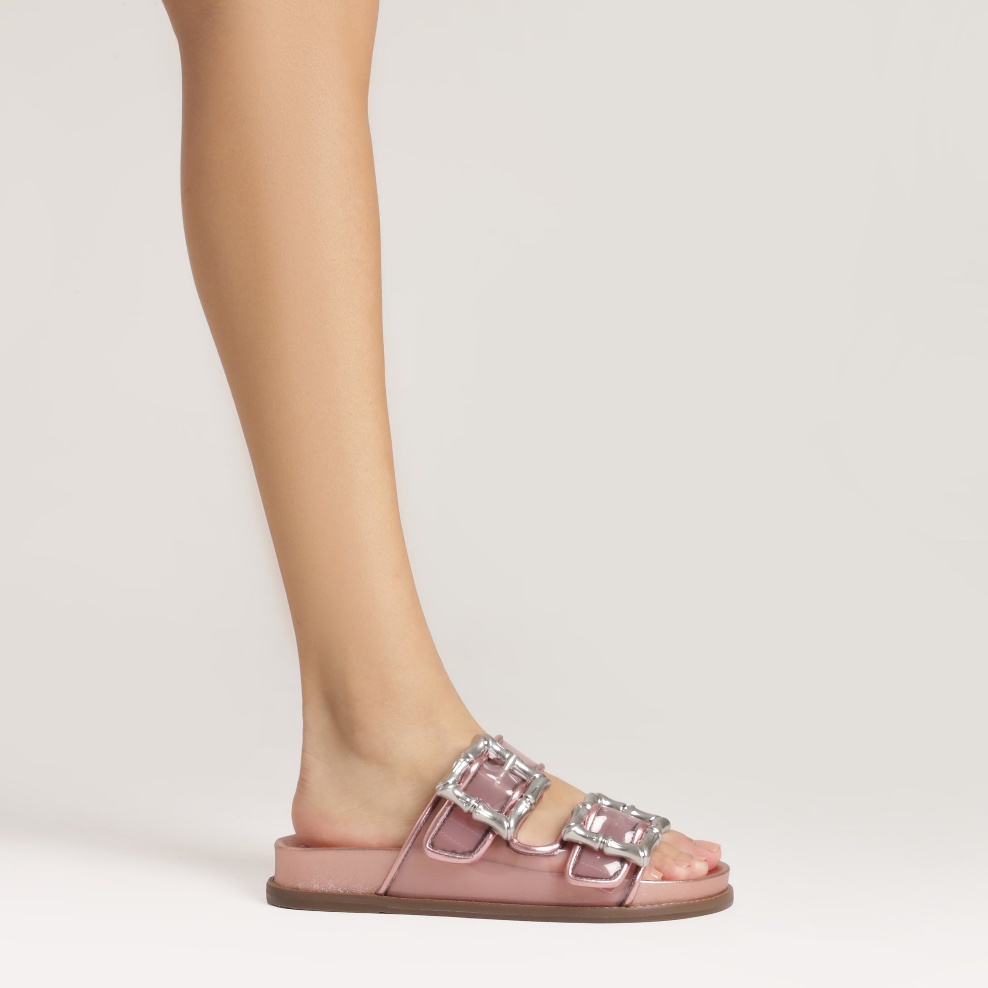 Enola Sporty Vinyl Sandal Flats OLD    - Schutz Shoes