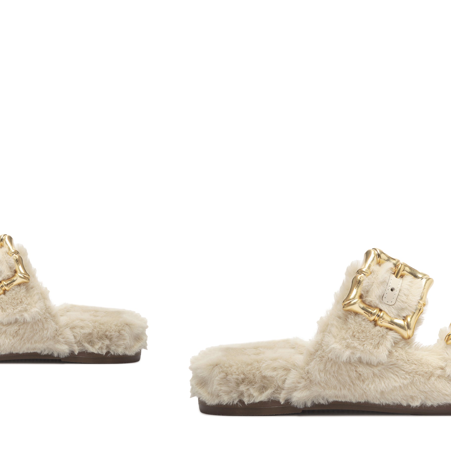 Enola Furry Sporty Sandal Flats PRE FALL 23    - Schutz Shoes