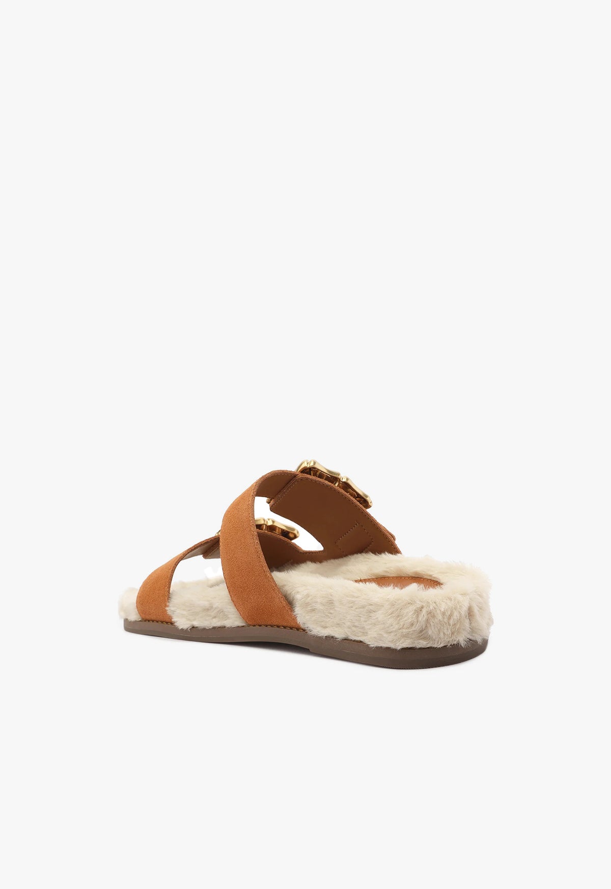 Enola Weekend Sporty Cow Suede Sandal Flats PRE FALL 23    - Schutz Shoes