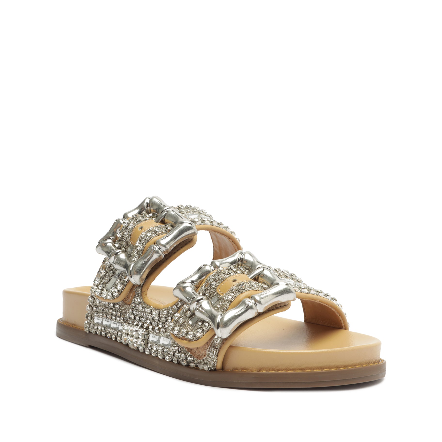 Enola Shine Sporty Leather Sandal OLD - Schutz Shoes