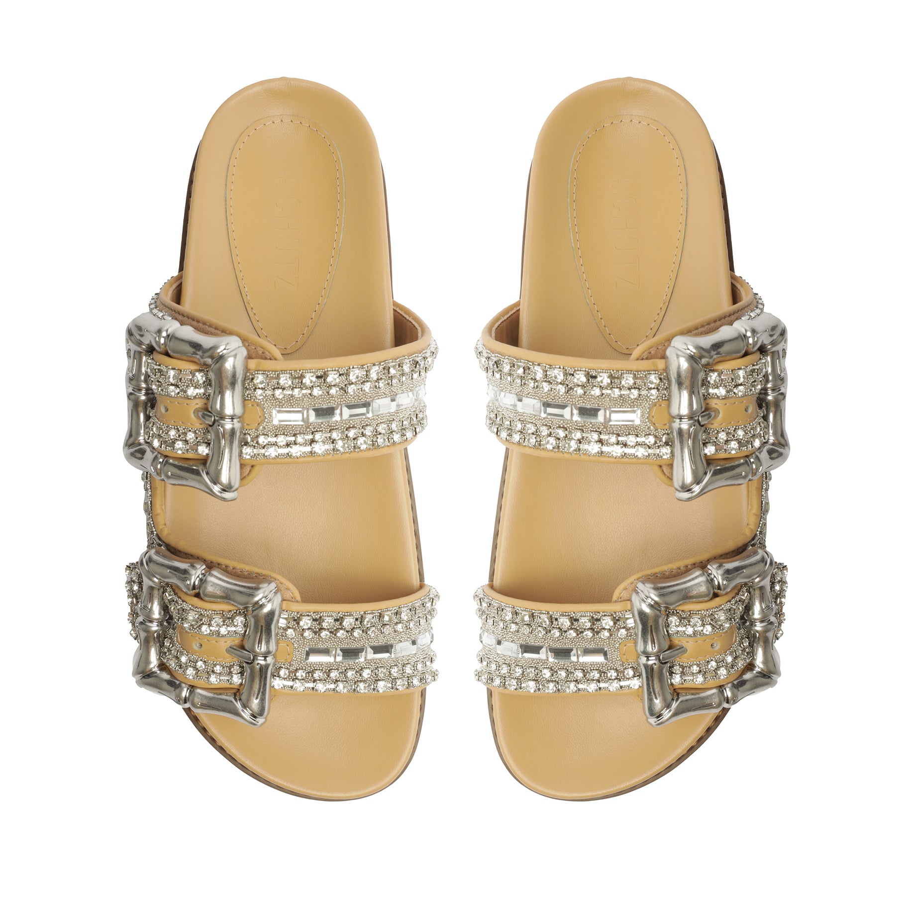 Enola Shine Sporty Leather Sandal OLD - Schutz Shoes