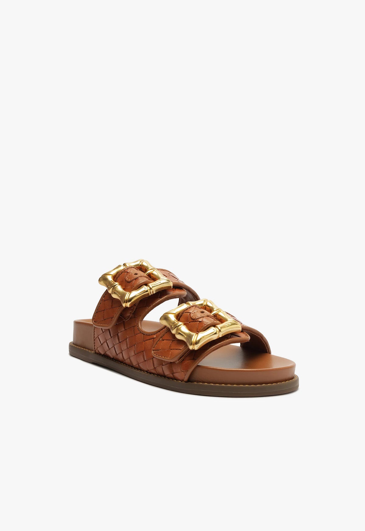 Enola Sporty Woven Leather Sandal RESORT 24 - Schutz Shoes