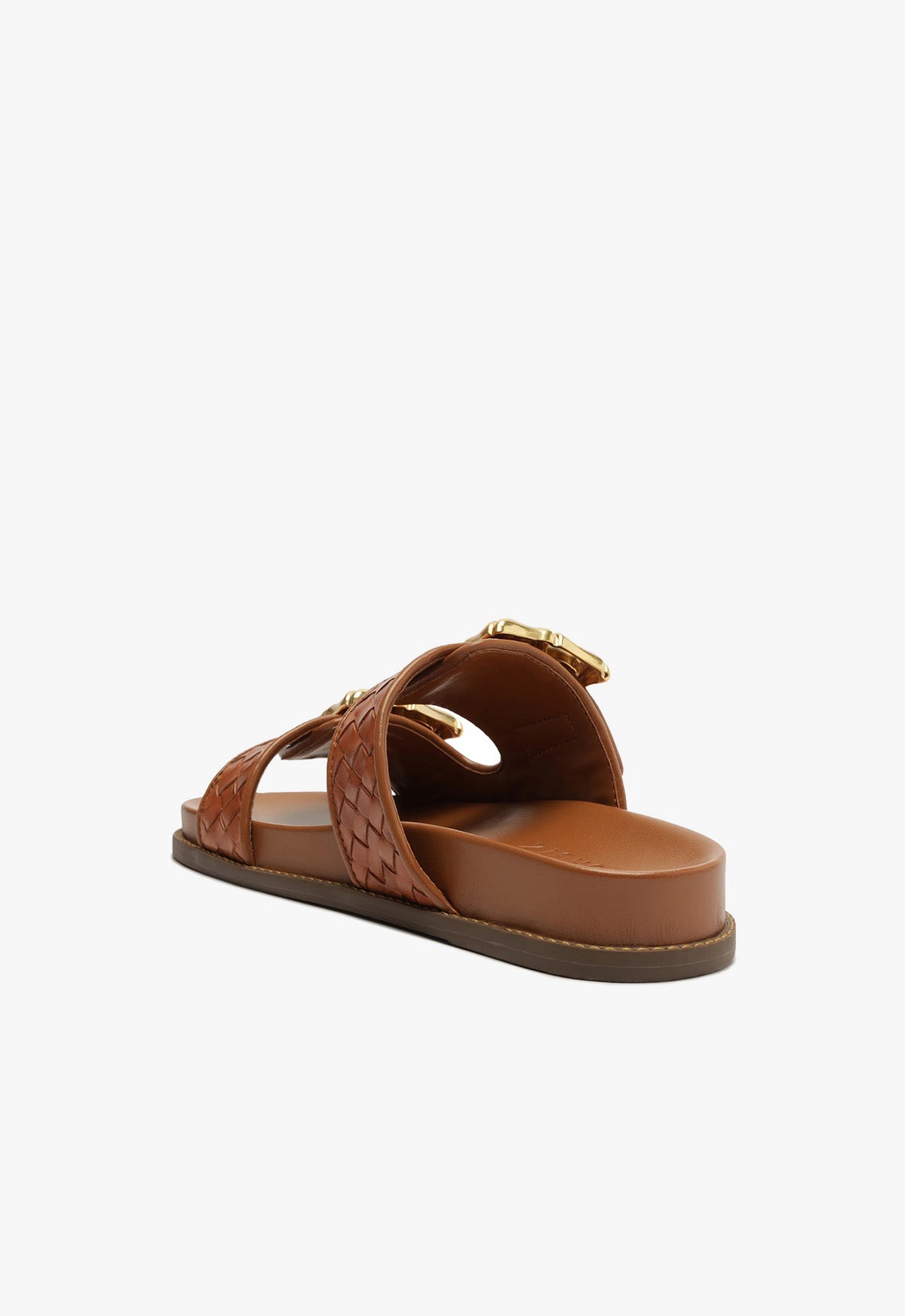 Enola Sporty Woven Leather Sandal RESORT 24 - Schutz Shoes