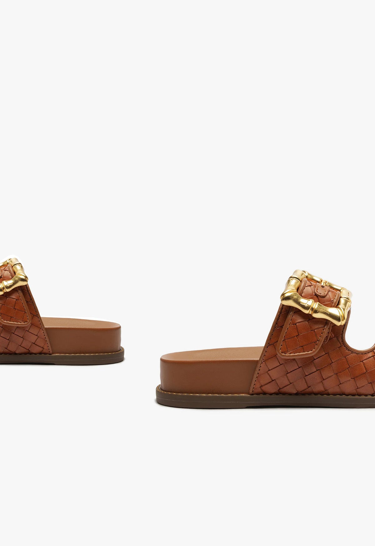 Enola Sporty Woven Leather Sandal RESORT 24 - Schutz Shoes