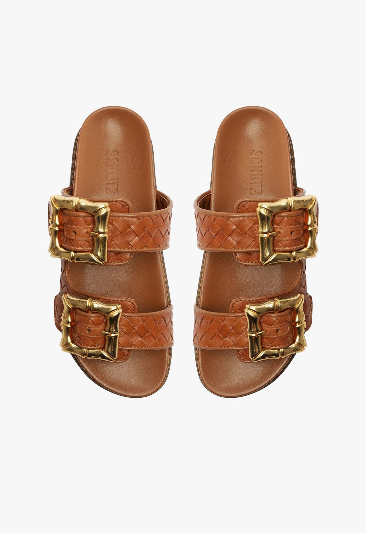 Enola Sporty Woven Leather Sandal RESORT 24 - Schutz Shoes