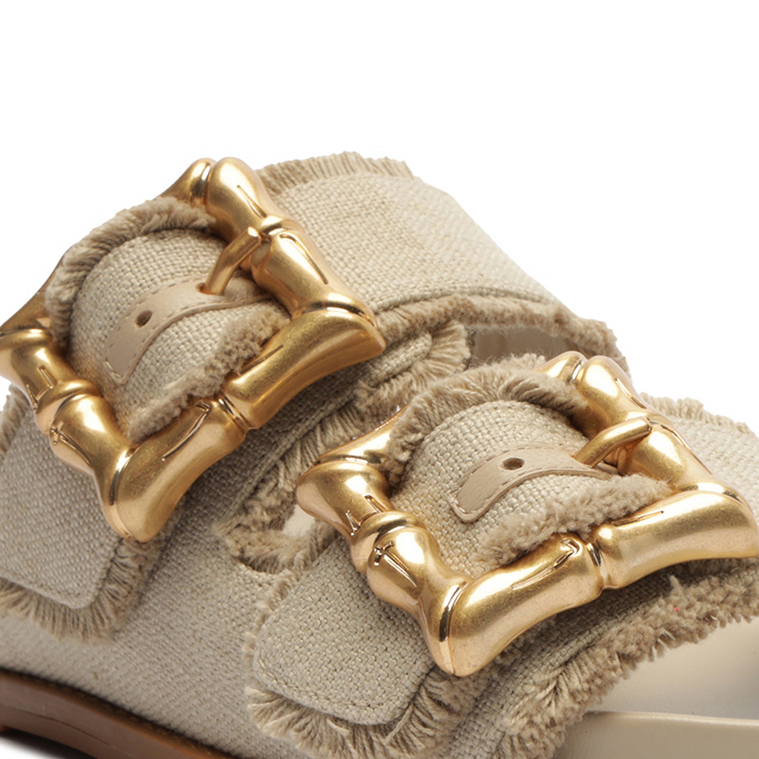 Enola Sporty Linen Sandal Flats SPRING 24    - Schutz Shoes