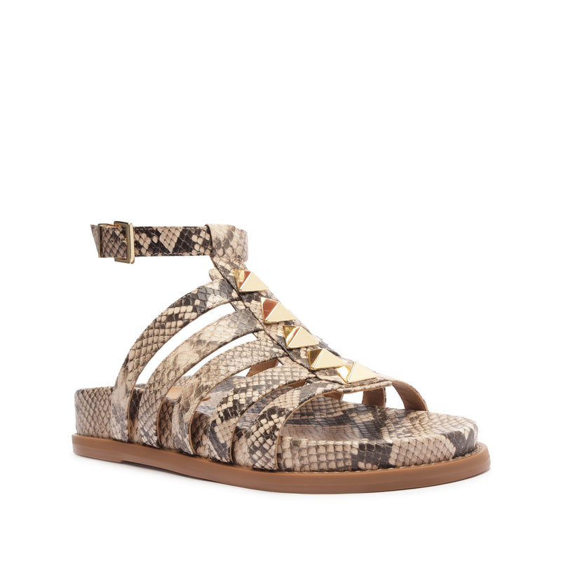 Kyrie Sporty Lux Leather Sandal Sandals Spring 24    - Schutz Shoes