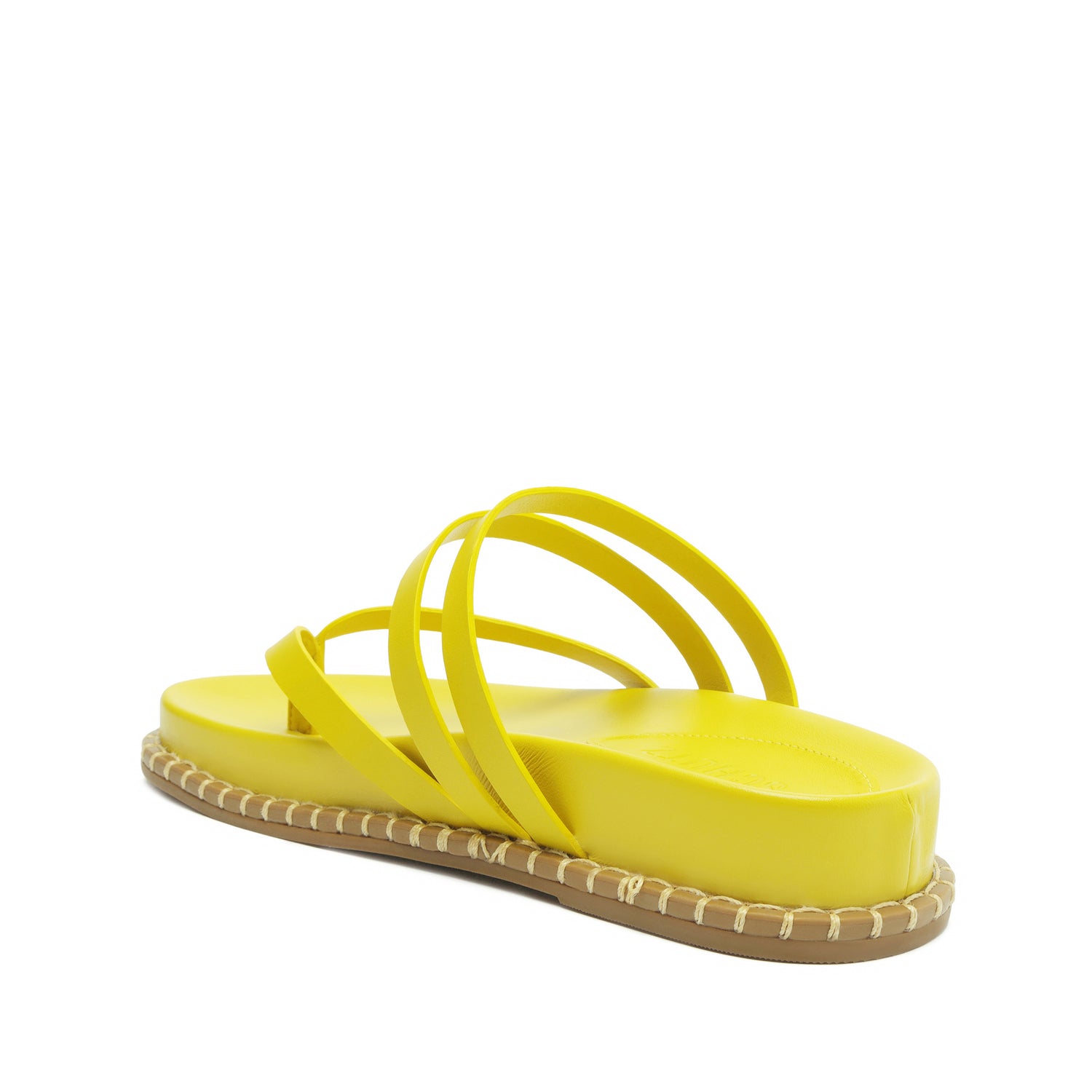 Rania Sporty Leather Sandal Flats High Summer 24    - Schutz Shoes