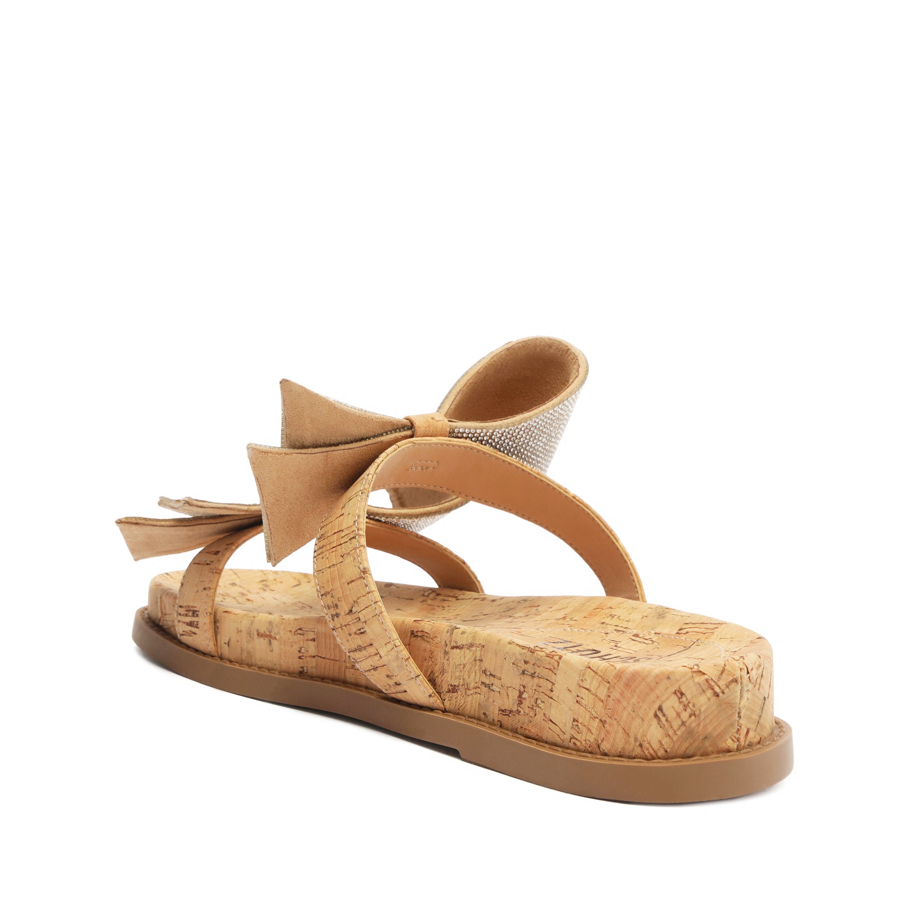 Lienne Sporty Cork Sandal Flats High Summer 24    - Schutz Shoes