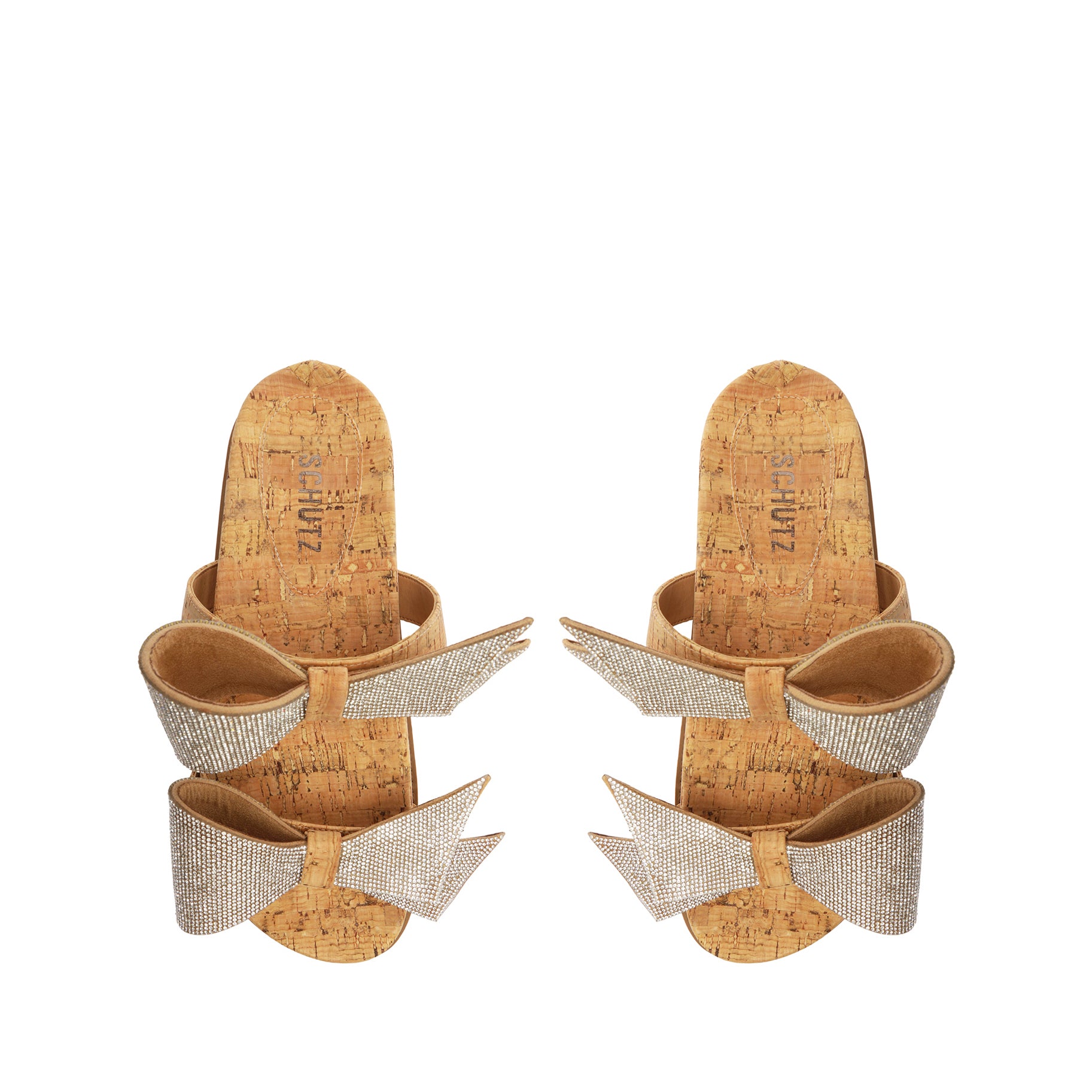 Lienne Sporty Cork Sandal Flats High Summer 24    - Schutz Shoes