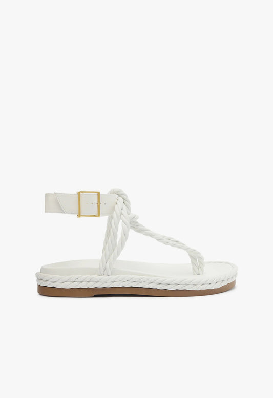 Laurel Sporty Sandal High Summer 24 5 White Deluxe Nappa - Schutz Shoes