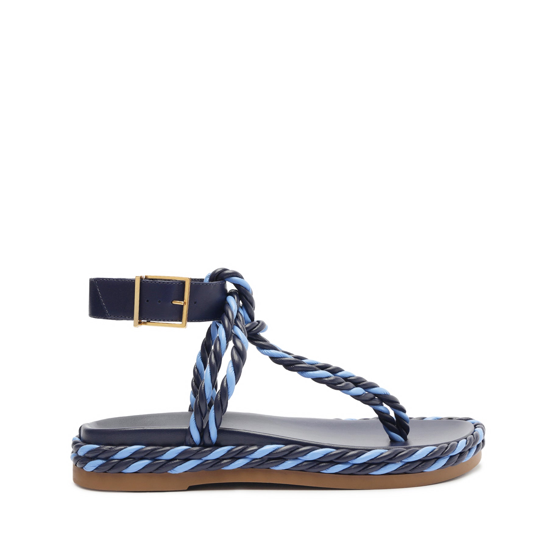 Laurel Sporty Sandal Sandals High Summer 24 5 Blue Deluxe Nappa - Schutz Shoes