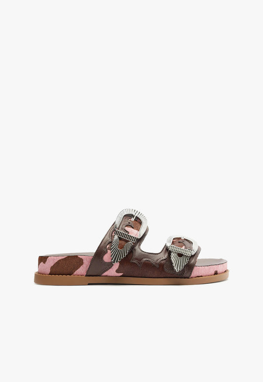 Harper Sporty Leather Sandal Sandals Pre Fall 24 5 Pink Atanado Prime Leather - Schutz Shoes