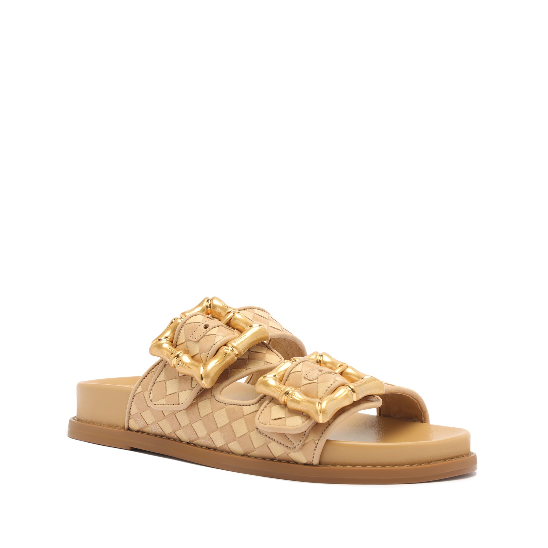 Enola Sporty Woven Leather Sandal Sandals Summer 24    - Schutz Shoes