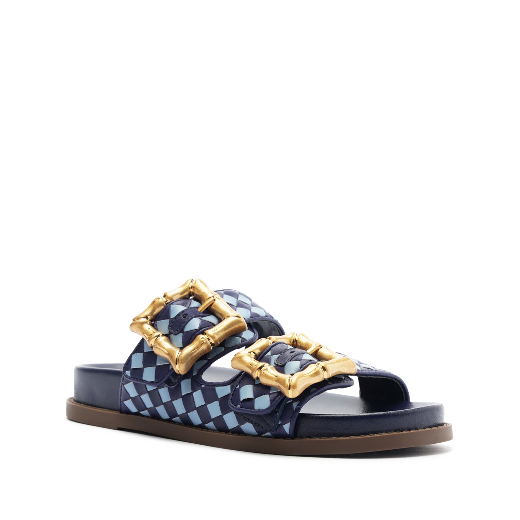 Enola Sporty Woven Leather Sandal Sandals Summer 24    - Schutz Shoes