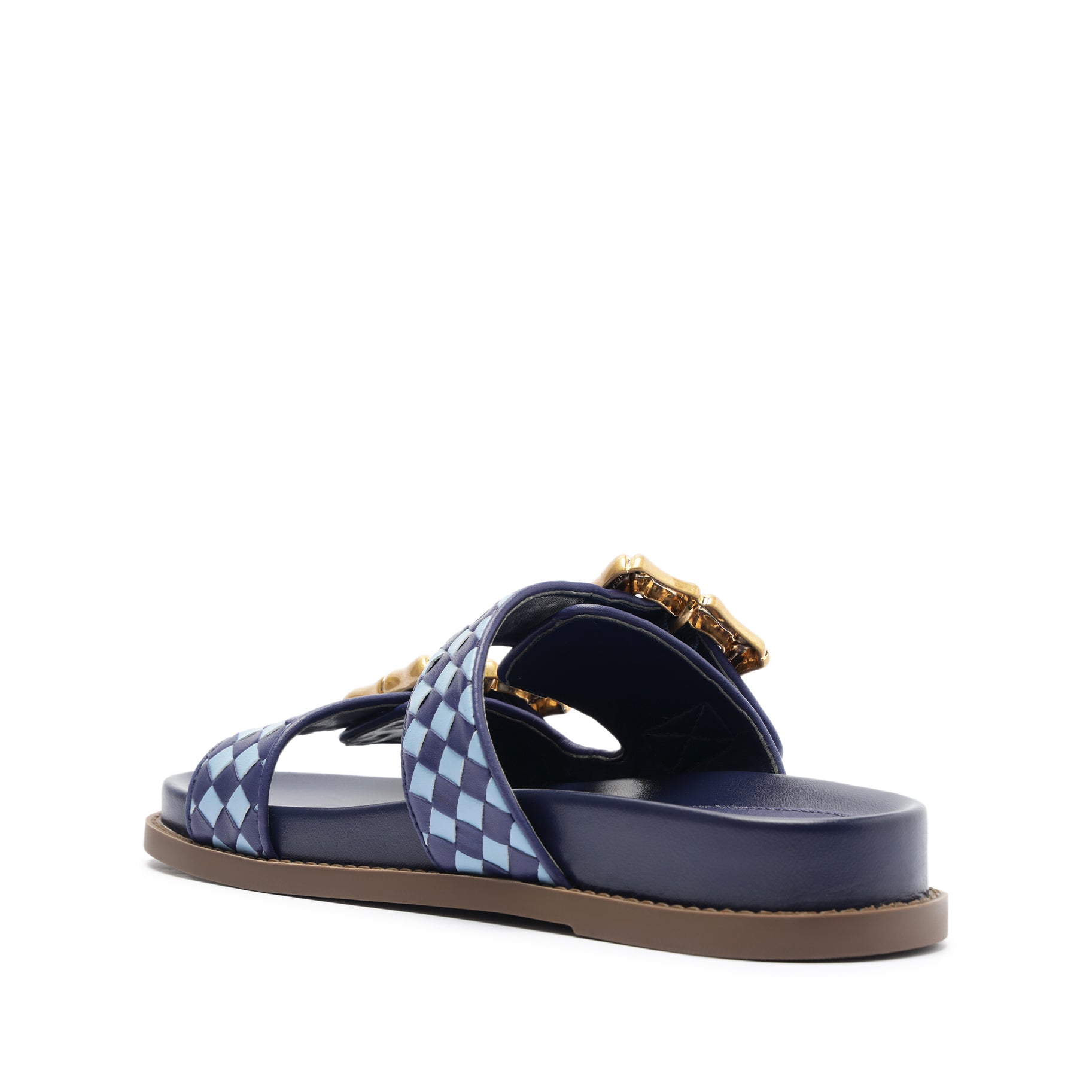 Enola Sporty Woven Leather Sandal Summer 24 - Schutz Shoes