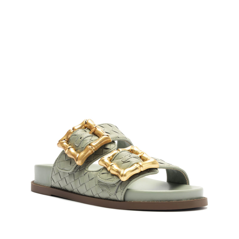 Enola Sporty Woven Leather Sandal Sandals Summer 24    - Schutz Shoes