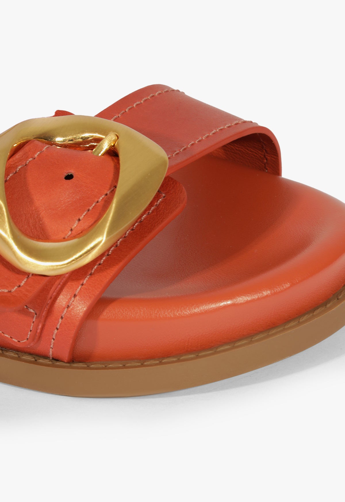 Olga Sporty Leather Sandal Flats Spring 25 - Schutz Shoes