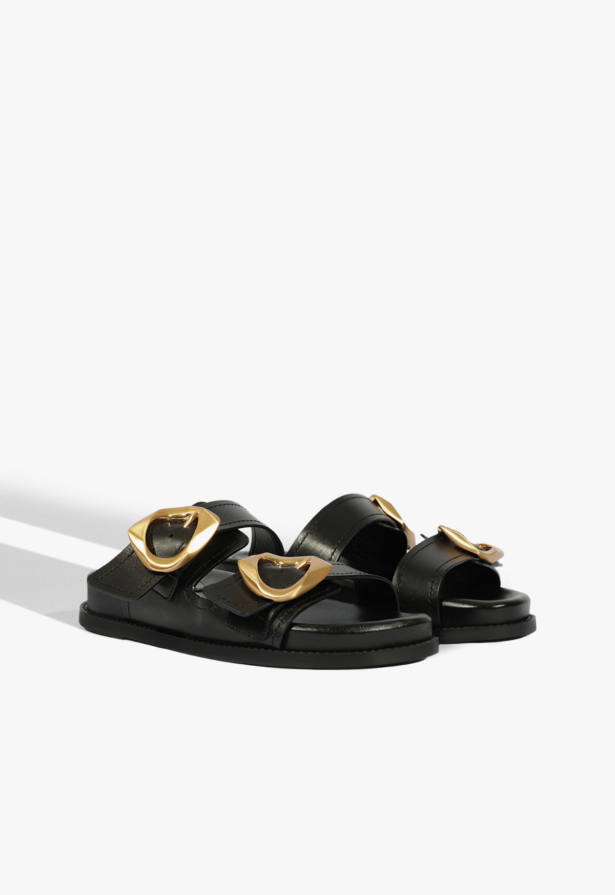 Olga Sporty Leather Sandal Flats Spring 25 - Schutz Shoes