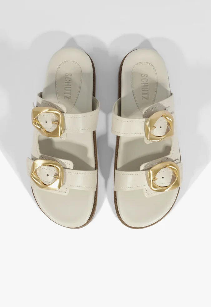 Olga Sporty Leather Sandal - Schutz Shoes
