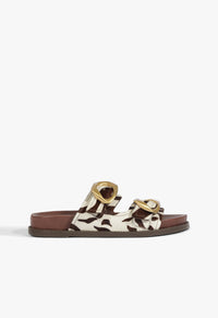 Go to related product Olga Animal Print Leather Sporty Sandal