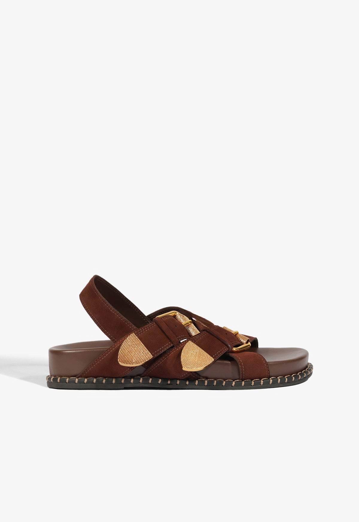 Patsy Suede Sandal Pre Fall 25 5 Chestnut Brown Suede - Schutz Shoes