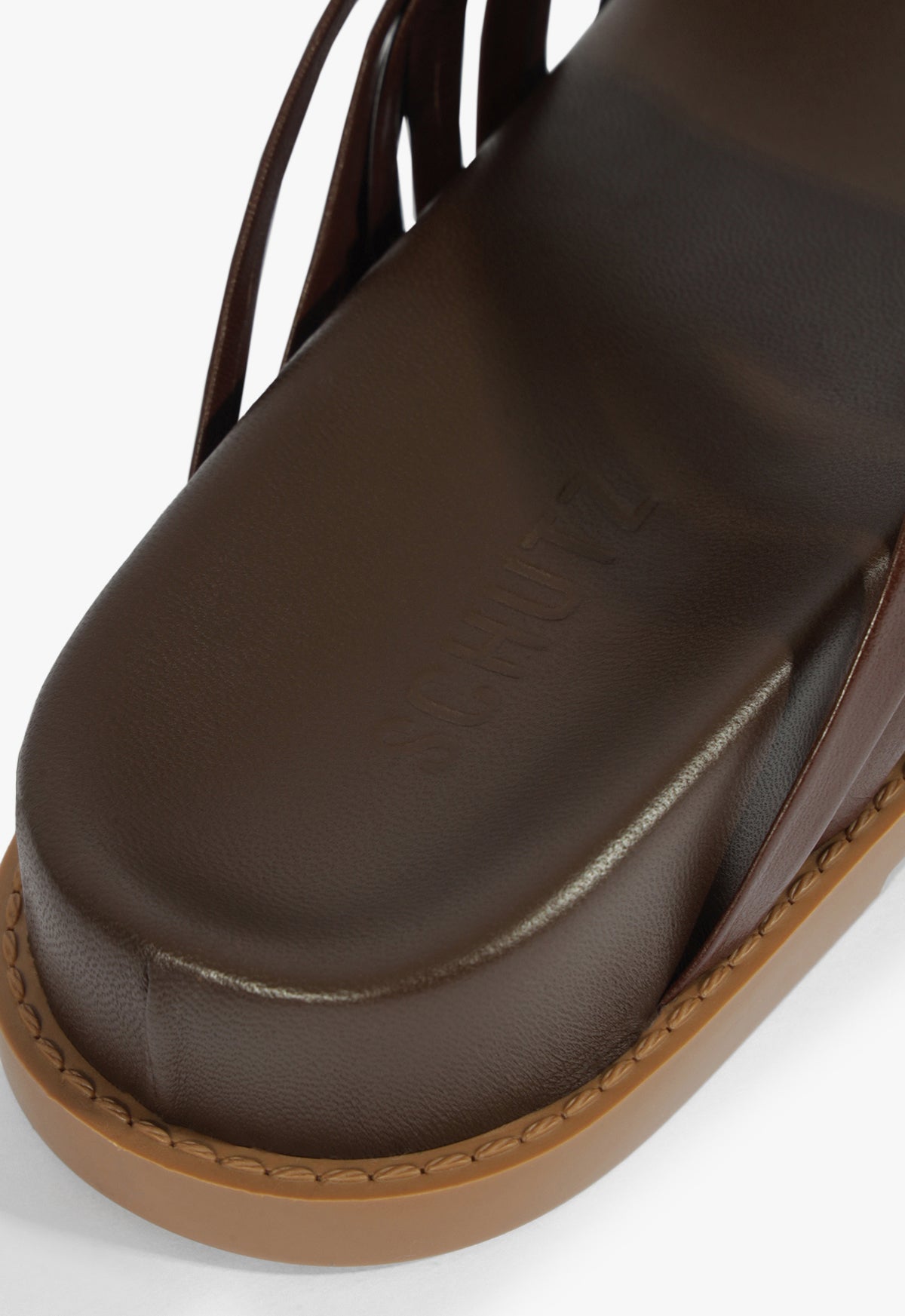 Schutz Tara Sporty Women's Sandals Chestnut Brown : 5 M, Leather Schutz Tara Sporty Women's Sandals Chestnut Brown : 5 M, Leather