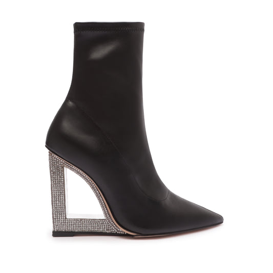 Filipa Glam Bootie Booties WINTER 23 5 Black Leather - Schutz Shoes