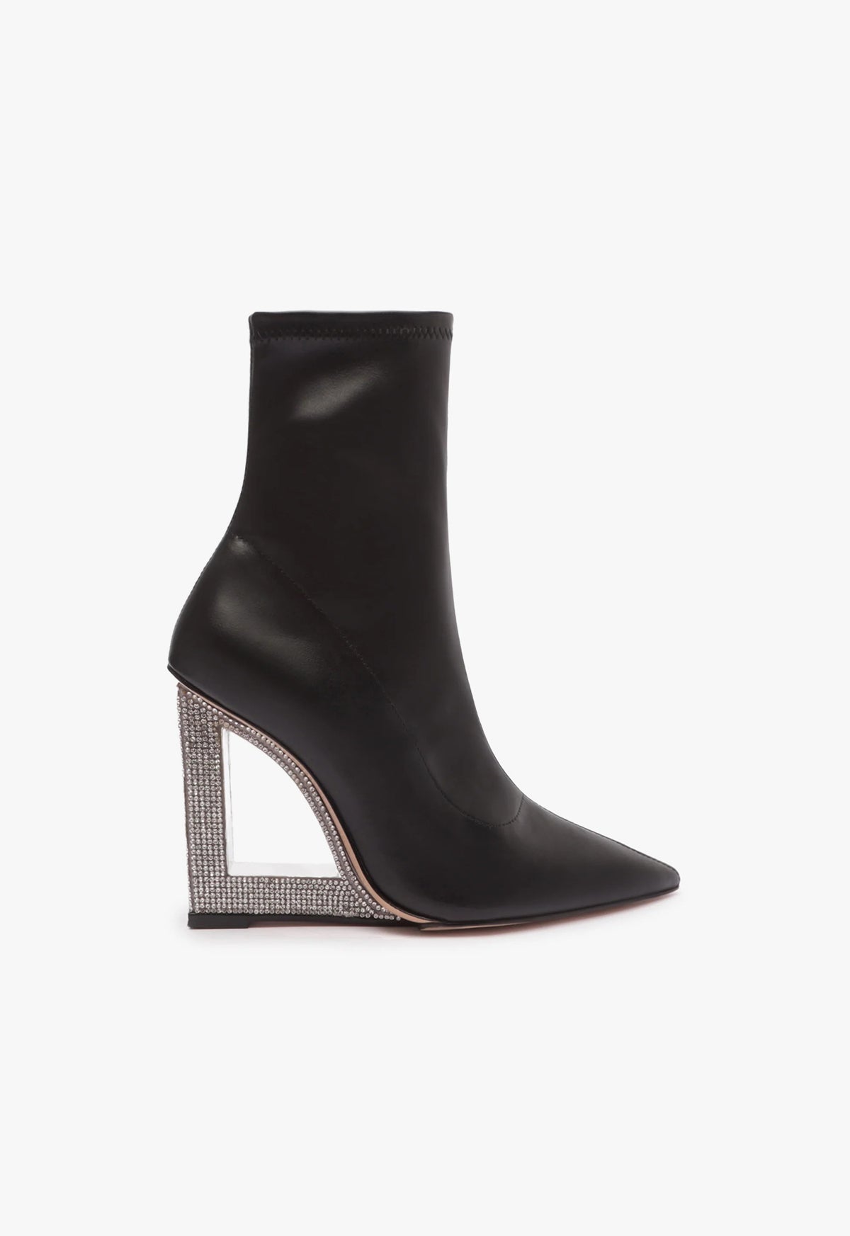 Filipa Glam Bootie WINTER 23 5 Black Leather - Schutz Shoes