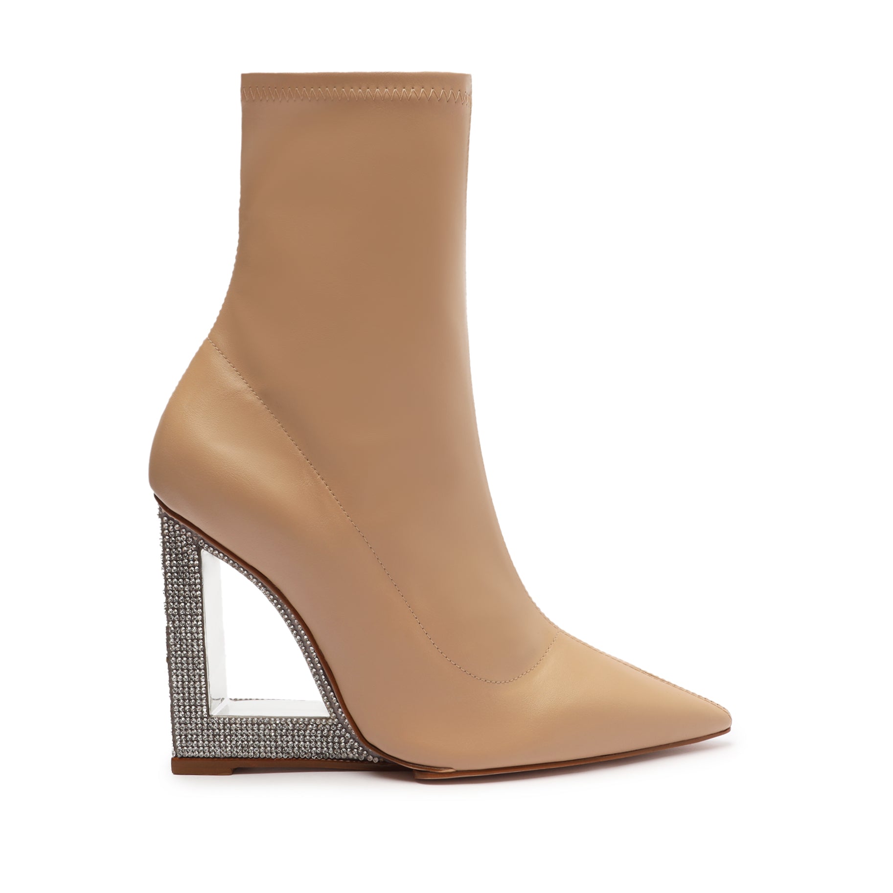 Filipa Glam Bootie WINTER 23 5 True Beige Leather - Schutz Shoes