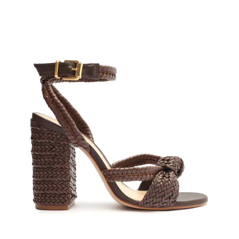 Kareena Nappa Leather Sandal Sandals OLD 5 Dark Chocolate Nappa Leather - Schutz Shoes