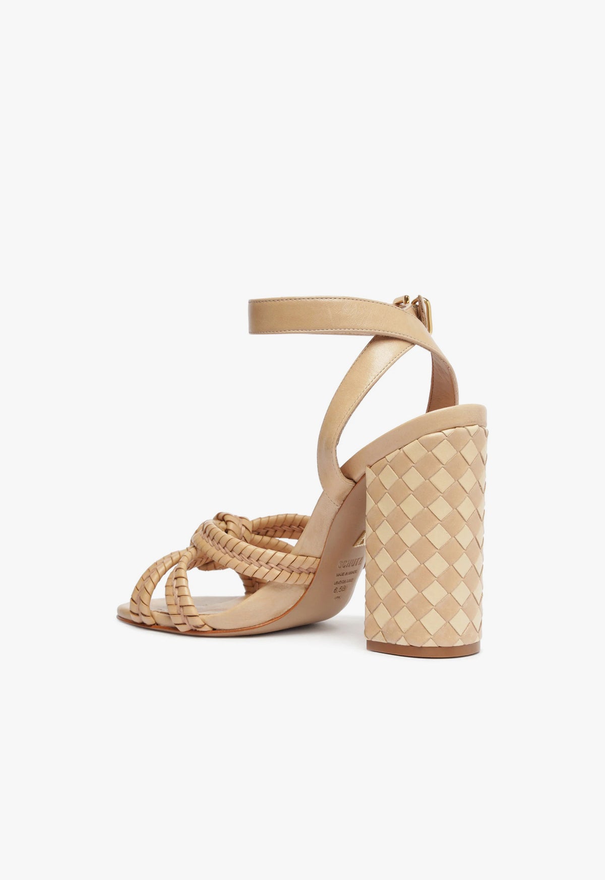 Kareena Woven Leather Sandal Summer 24 - Schutz Shoes