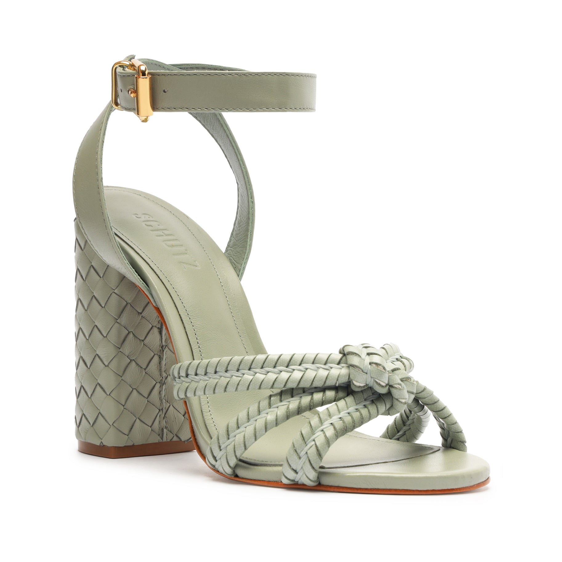 Kareena Woven Leather Sandal Sandals Summer 24    - Schutz Shoes